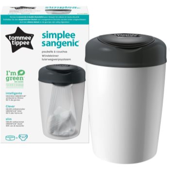 Tommee Tippee Simplee White cos pentru scutece + caseta de rezerva image9